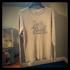 Lucky brand long sleeve gray thermal